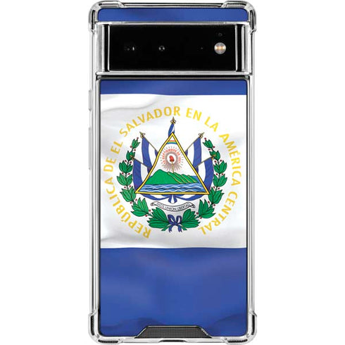 El Salvador Flag Google Pixel 6 Clear Case